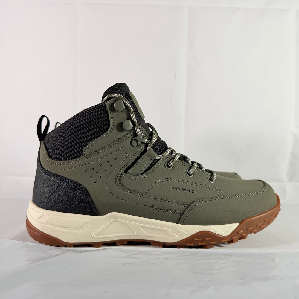 Ozark Trail Sport Hiker Mens 10 Green Waterproof Hiking Boots NWT